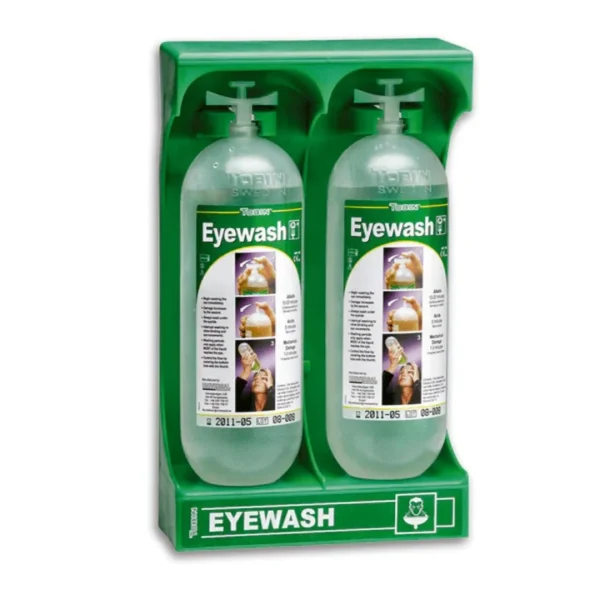 Botella Lavaojos con Soporte Tobin