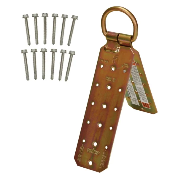 Anclaje Reutilizable con Bisagras para Cubiertas de Acero y Tejados Metálicos