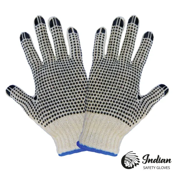 Guante Tejipunto PVC Indian Safety