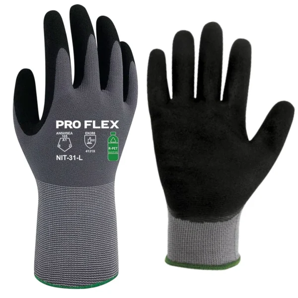 Guante Recubierto de Nitrilo Anticorte Pro Flex R-PET