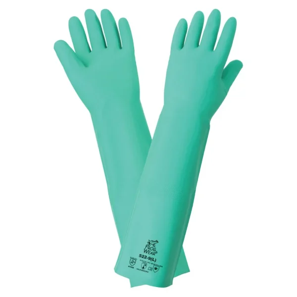 Guante Nitrilo Verde 18" sin Soporte