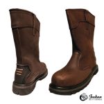 Bota de Soldador Caña Alta Premium Leather Indian Safety - Imagen 2