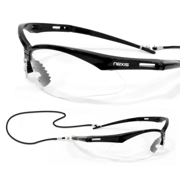 Lente de Seguridad Nexis Claro Anti-Fog Anti-Scratch con Cordón