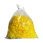 Bolsa de Cadena Plástica de 25 metros Color Amarillo - Imagen 2