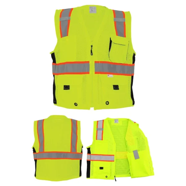 Chaleco de Seguridad Verde Ingeniero con Reflectivos 3M