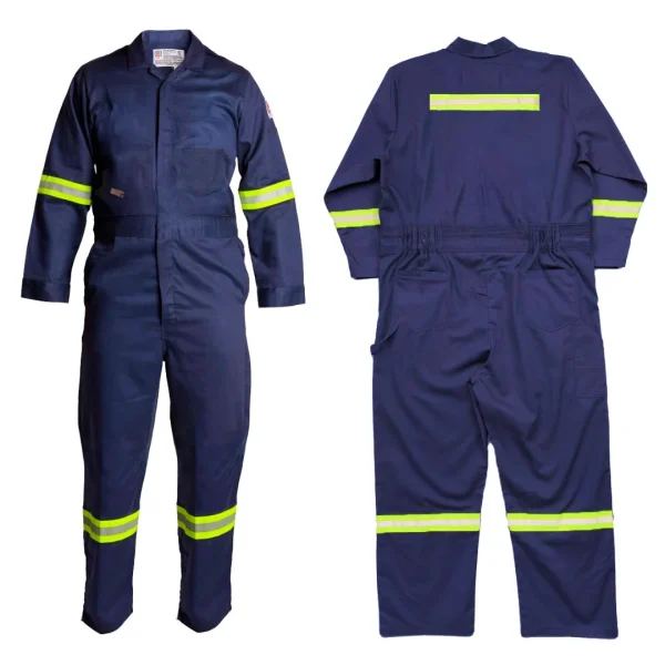 Overol Deluxe Arc Flash Ignífugo con Cintas Reflectivas