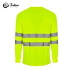 T-Shirt Dry Fit Lima Manga Larga con Reflectivos Indian Safety Wear - Imagen 2
